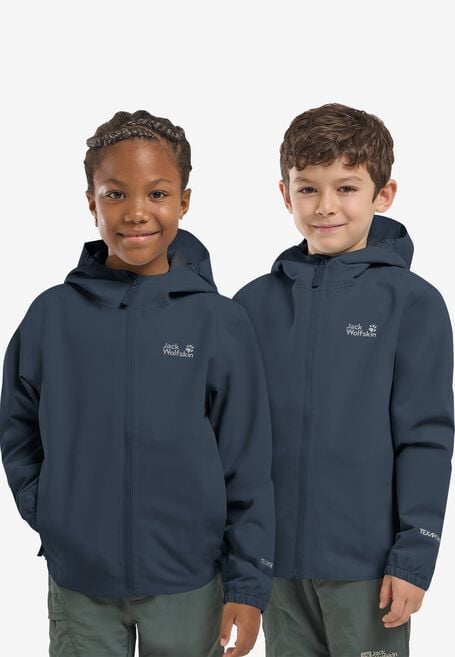 YOUNGSOUL Wind En Waterdichte Regenjas Voor Kinderen Met Kleurblok Donkerblauw 134 140 2475074580 YOUNGSOUL Wind En Waterdichte Regenjas Voor Kinderen Met Kleurblok Donkerblauw 134 140 2475074580