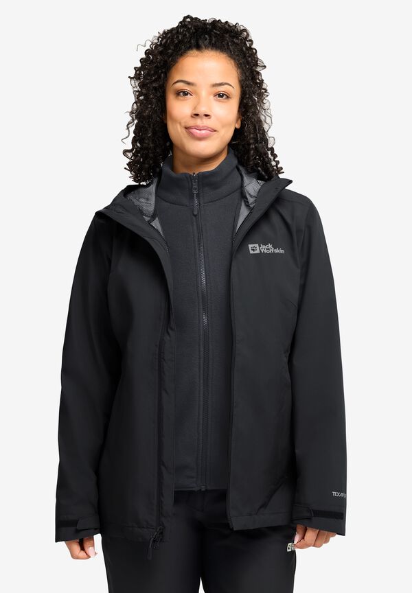Dames 3-In-1 Ski-Jack Met Fleece Jas Waterdicht Winddicht Functionele Ge%c3%afsoleerde Binnenvoering Dames 3-In-1 Ski-Jack Met Fleece Jas Waterdicht Winddicht Functionele Ge%c3%afsoleerde Binnenvoering