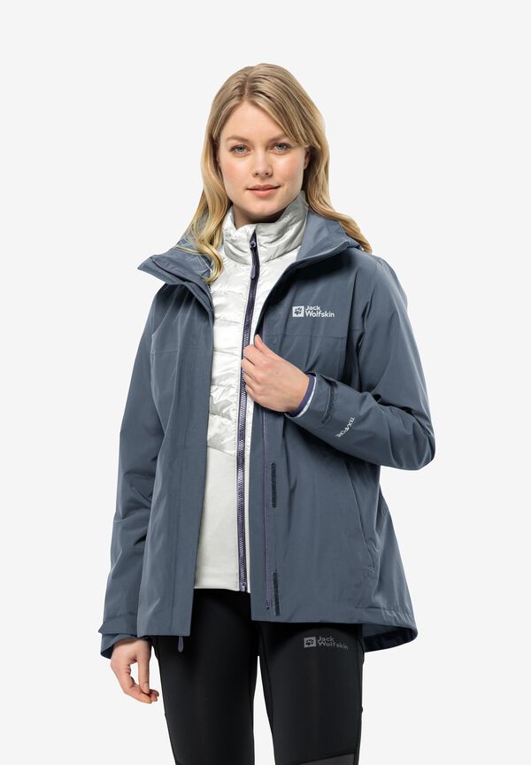 LUNTAL 3IN1 JKT W Graphite Cool Grey XL 3in1 jack Dames 3in1