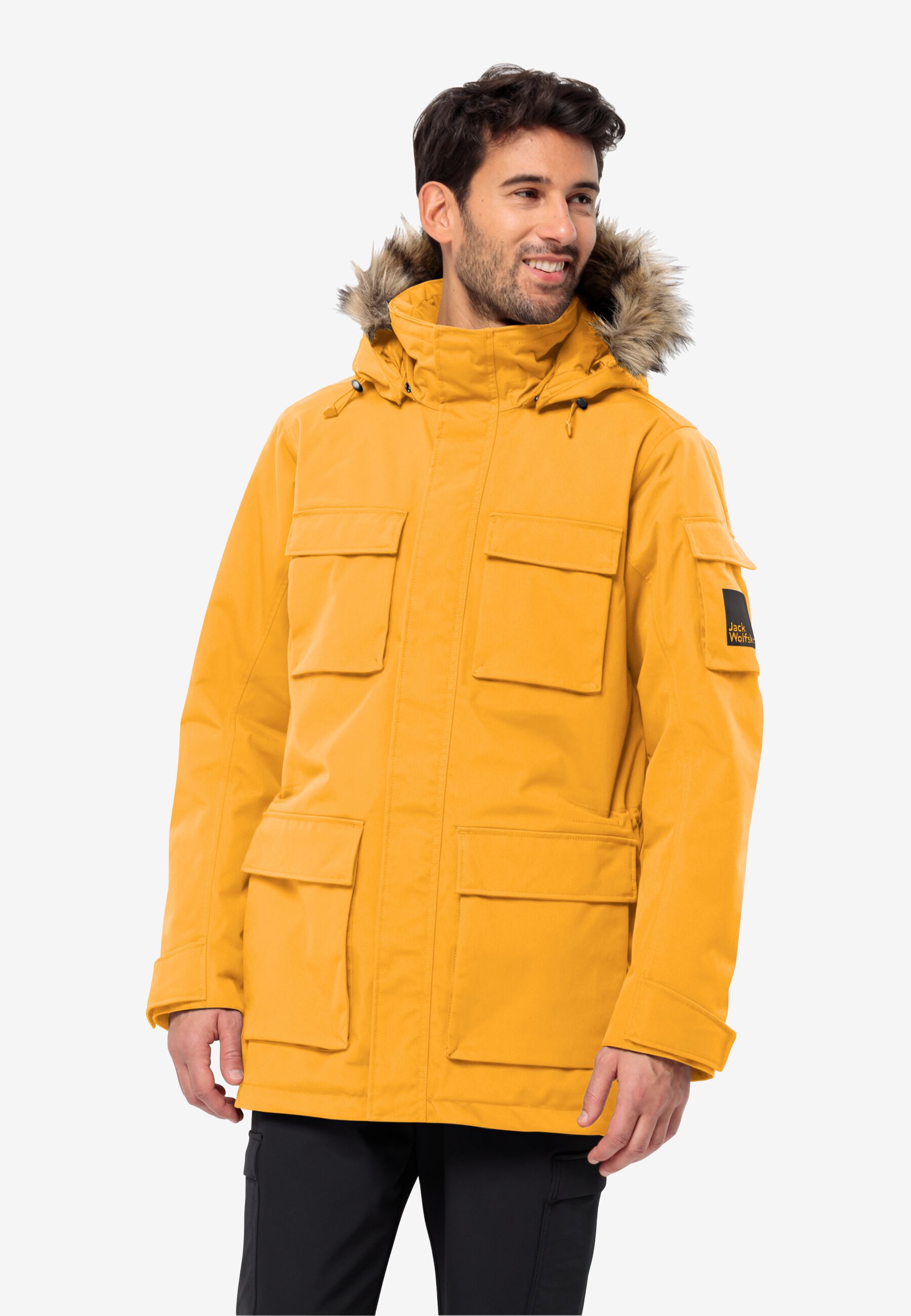 GITVIENAR 3-in-1 winterjas voor heren, met fleecejas, capuchon en zakken, waterdicht, winddicht, warm, dubbele jas, regenjas, softshell, functionele jas, overgangsjas, heren, ski-jas voor jongens, wit, XXL
