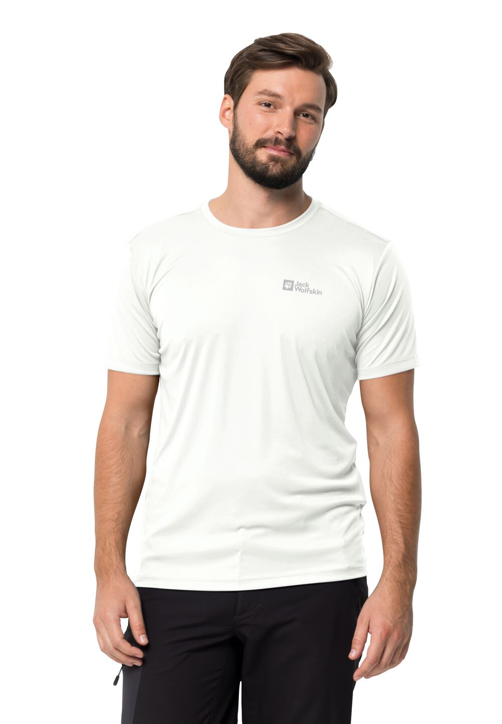 Jack Wolfskin Tech T-Shirt Men Functioneel shirt Heren 3XL wit stark white
