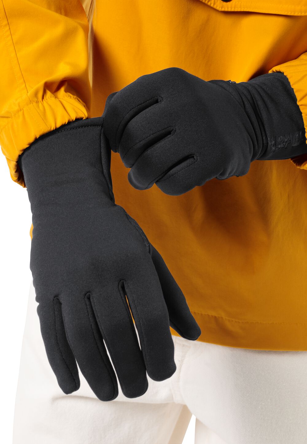 Jack Wolfskin Allrounder Glove Fleece handschoenen S zwart black