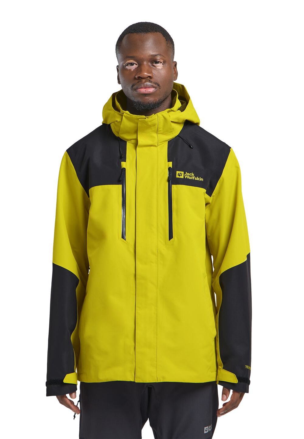 Jack Wolfskin Jasper 2L Jacket Men Regenjack Heren L chartreuse