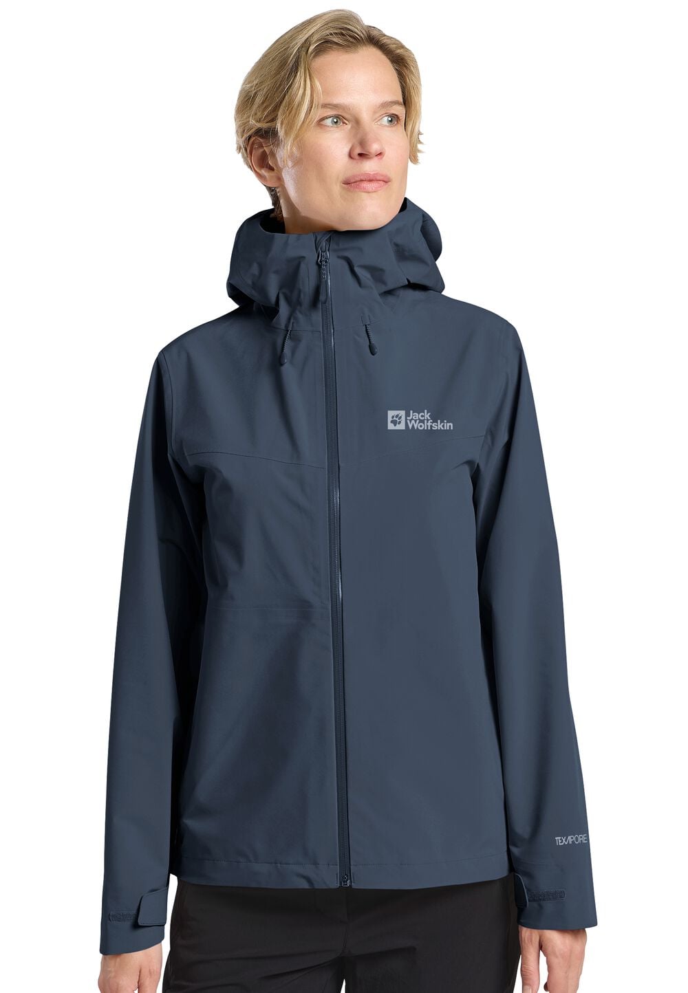 Jack Wolfskin Highest Peak 3L Jacket Women Hardshell regenjack Dames S midnight sky midnight sky
