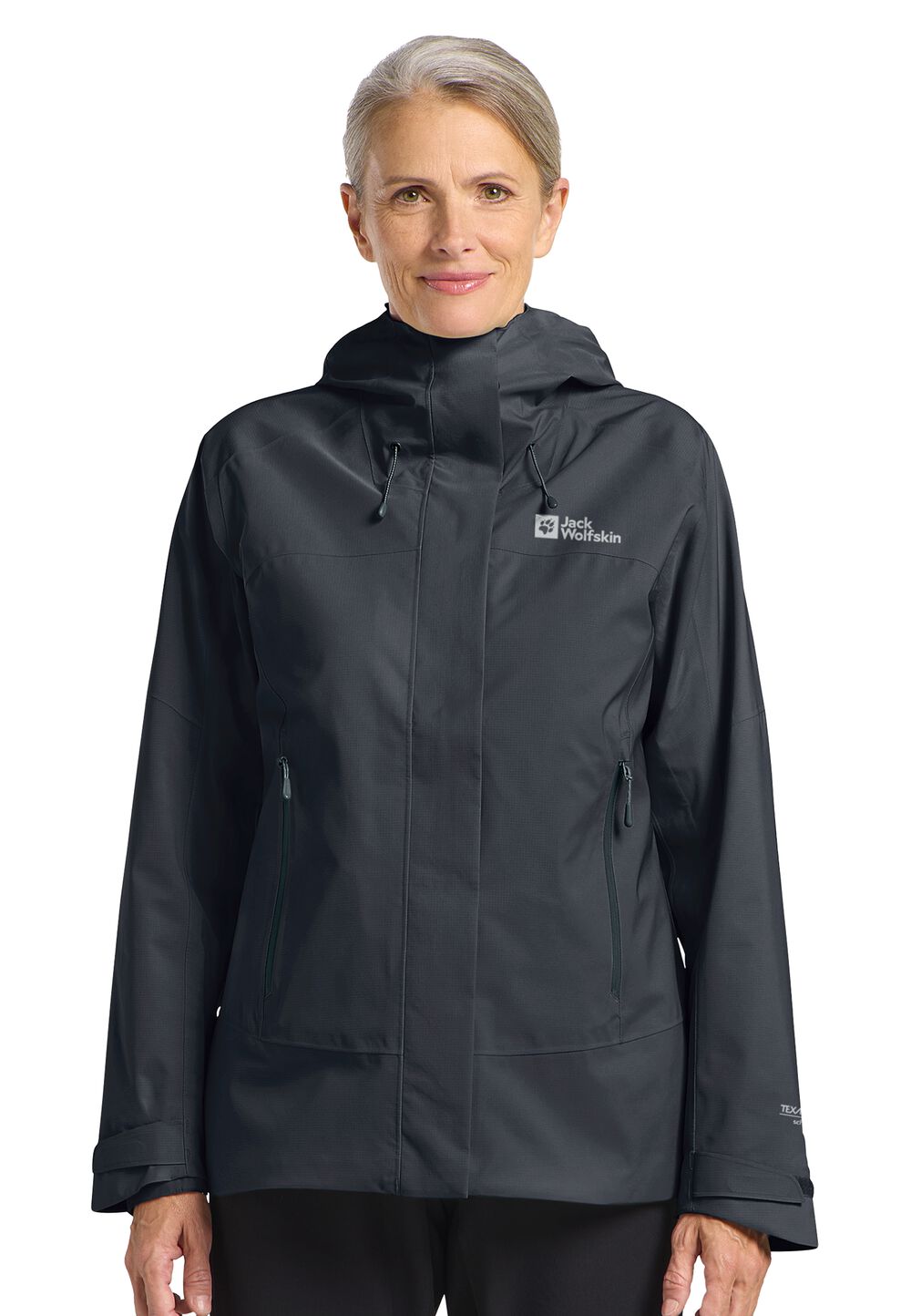 Jack Wolfskin Kammweg 2L Jacket Women Regenjack Dames L phantom