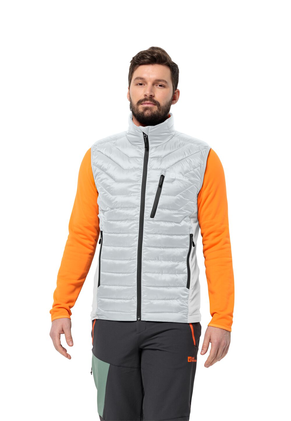 Jack Wolfskin Routeburn Pro Ins Vest Men Outdoor-bodywarmer Heren M grijs cool grey