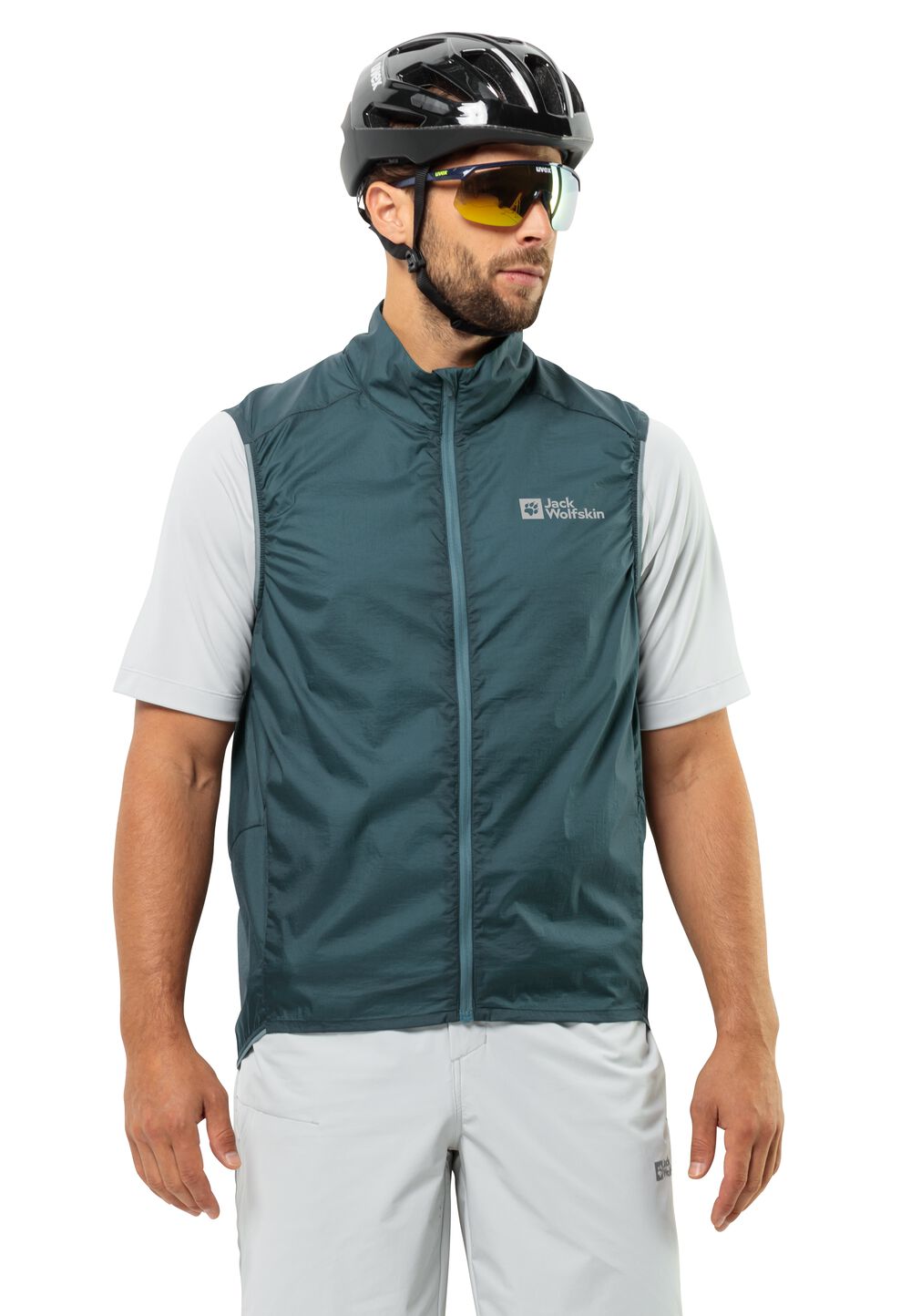 Jack Wolfskin Gravex Wind Vest Men Outdoor-bodywarmer Heren XL emerald