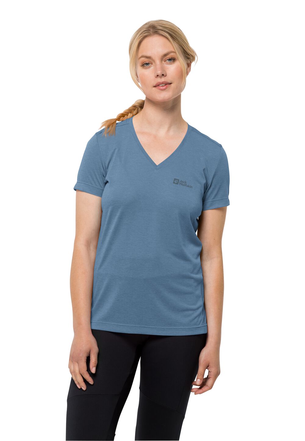 Jack Wolfskin Crosstrail T-Shirt Women Functioneel shirt Dames L elemental blue elemental blue