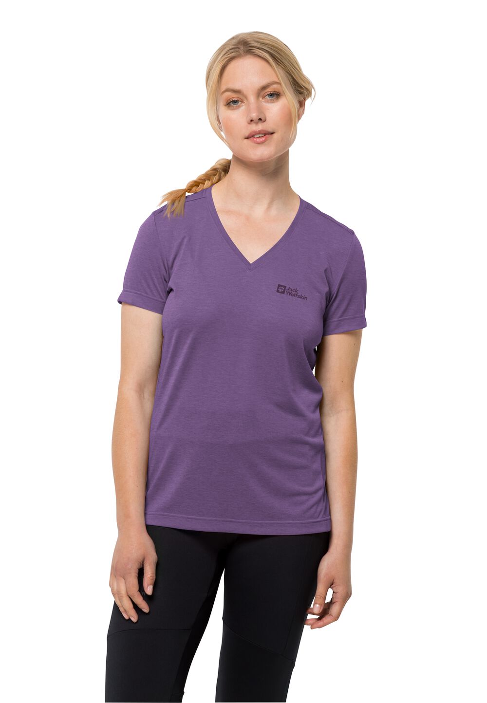 Jack Wolfskin Crosstrail T-Shirt Women Functioneel shirt Dames S ultraviolet