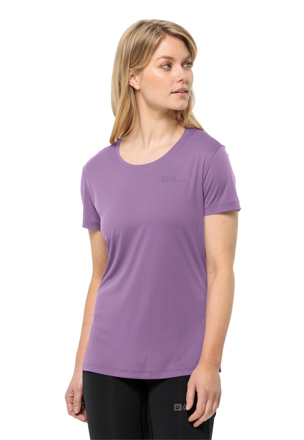 Jack Wolfskin Tech T-Shirt Women Functioneel shirt Dames XS velvet
