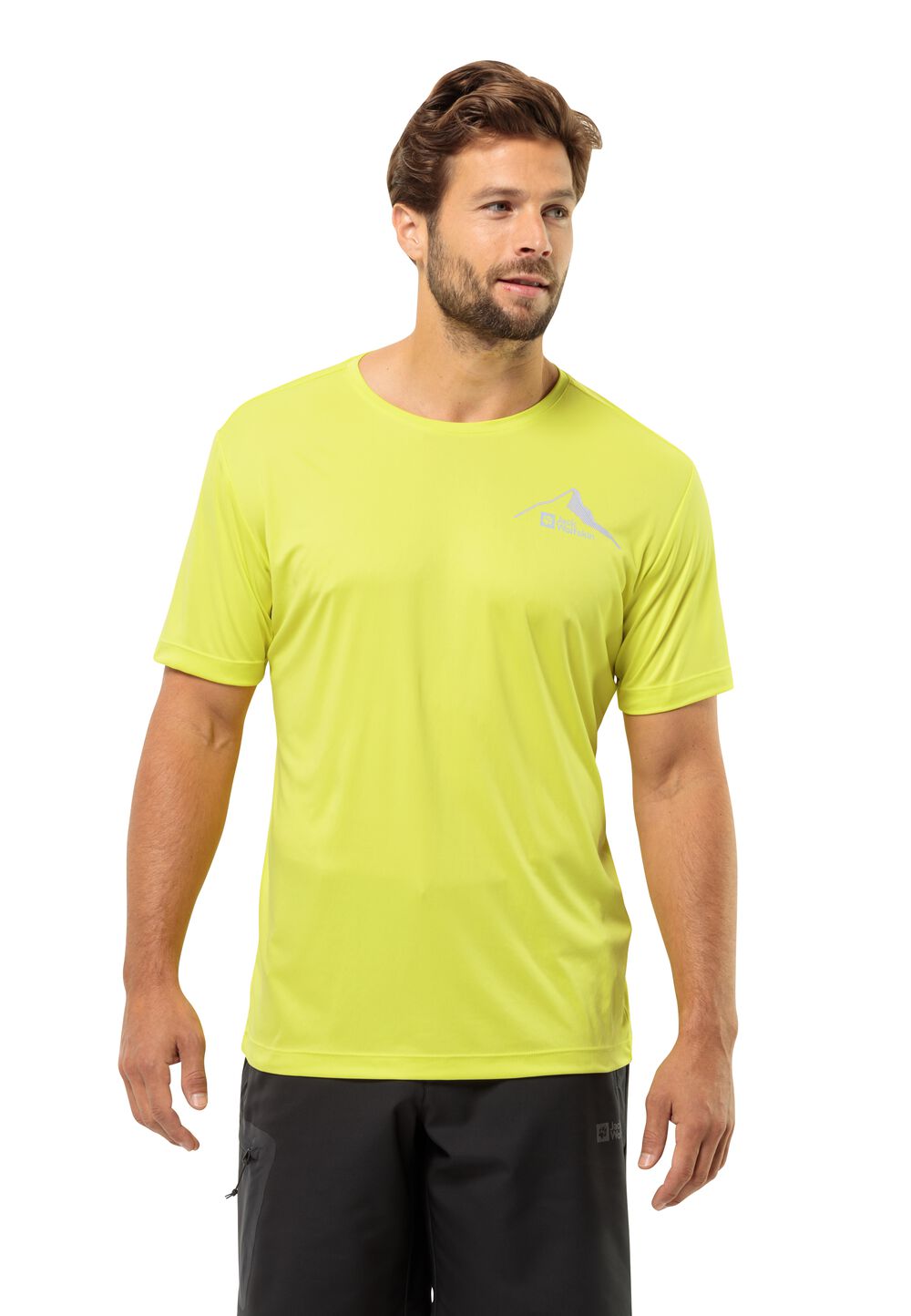Jack Wolfskin Peak Graphic T-Shirt Men Functioneel shirt Heren S oranje firefly