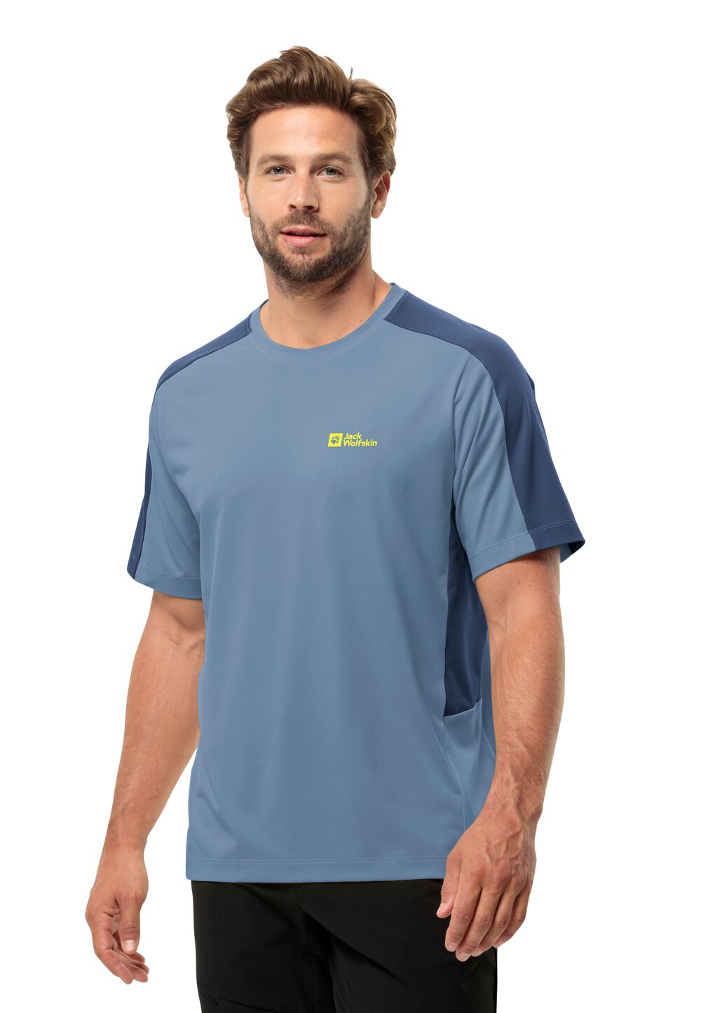Jack Wolfskin Narrows T-Shirt Men Functioneel shirt Heren S elemental blue elemental blue