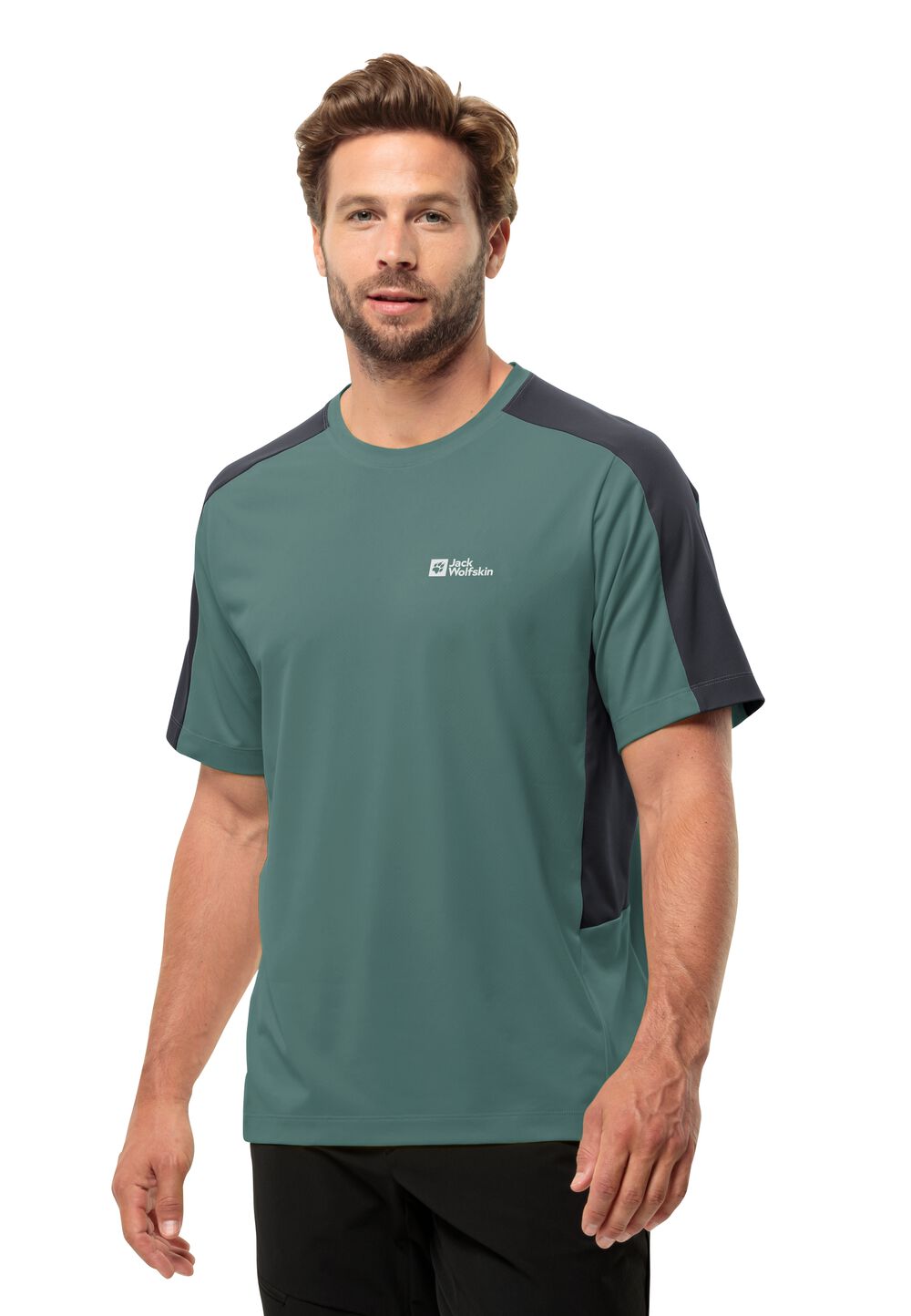 Jack Wolfskin Narrows T-Shirt Men Functioneel shirt Heren S jade green jade green