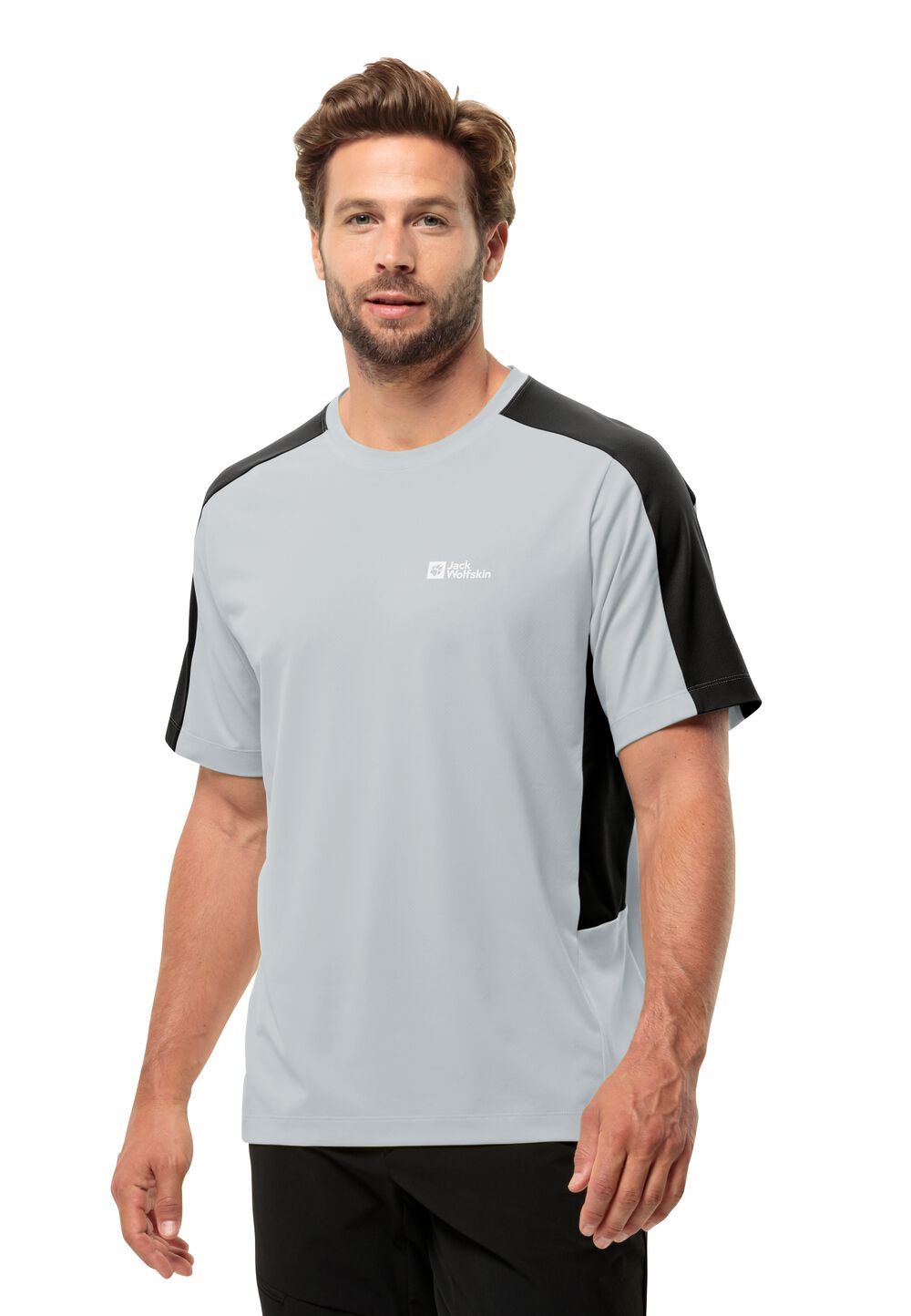 Jack Wolfskin Narrows T-Shirt Men Functioneel shirt Heren S grijs cool grey