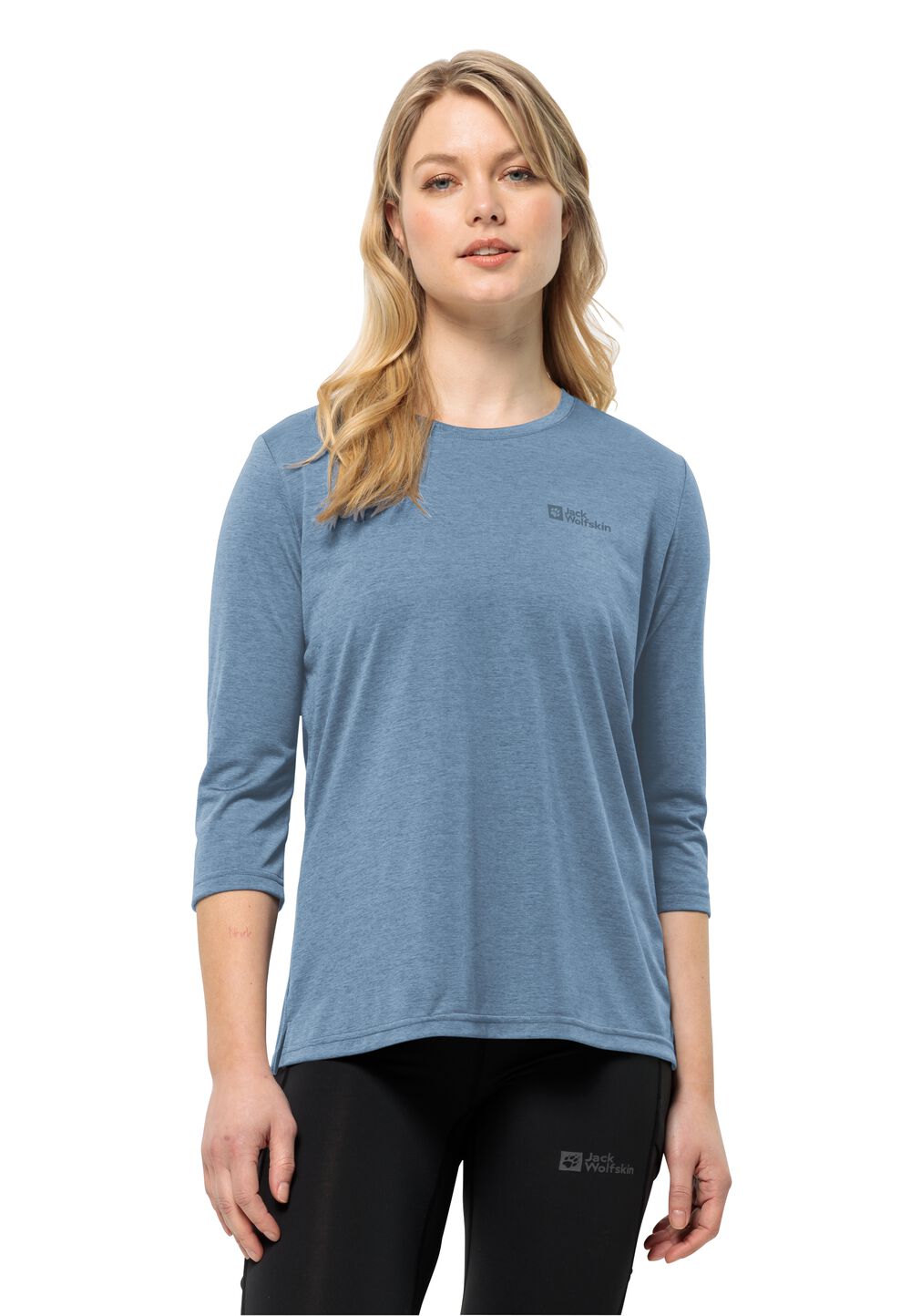 Jack Wolfskin Crosstrail 3 4 T-Shirt Women Functioneel shirt Dames XS elemental blue elemental blue