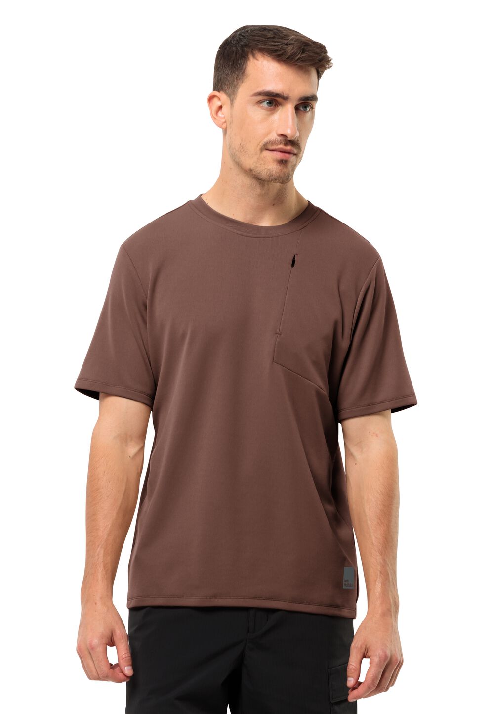 Jack Wolfskin Bike Commute T-Shirt Men Functioneel shirt Heren L bruin dark rust