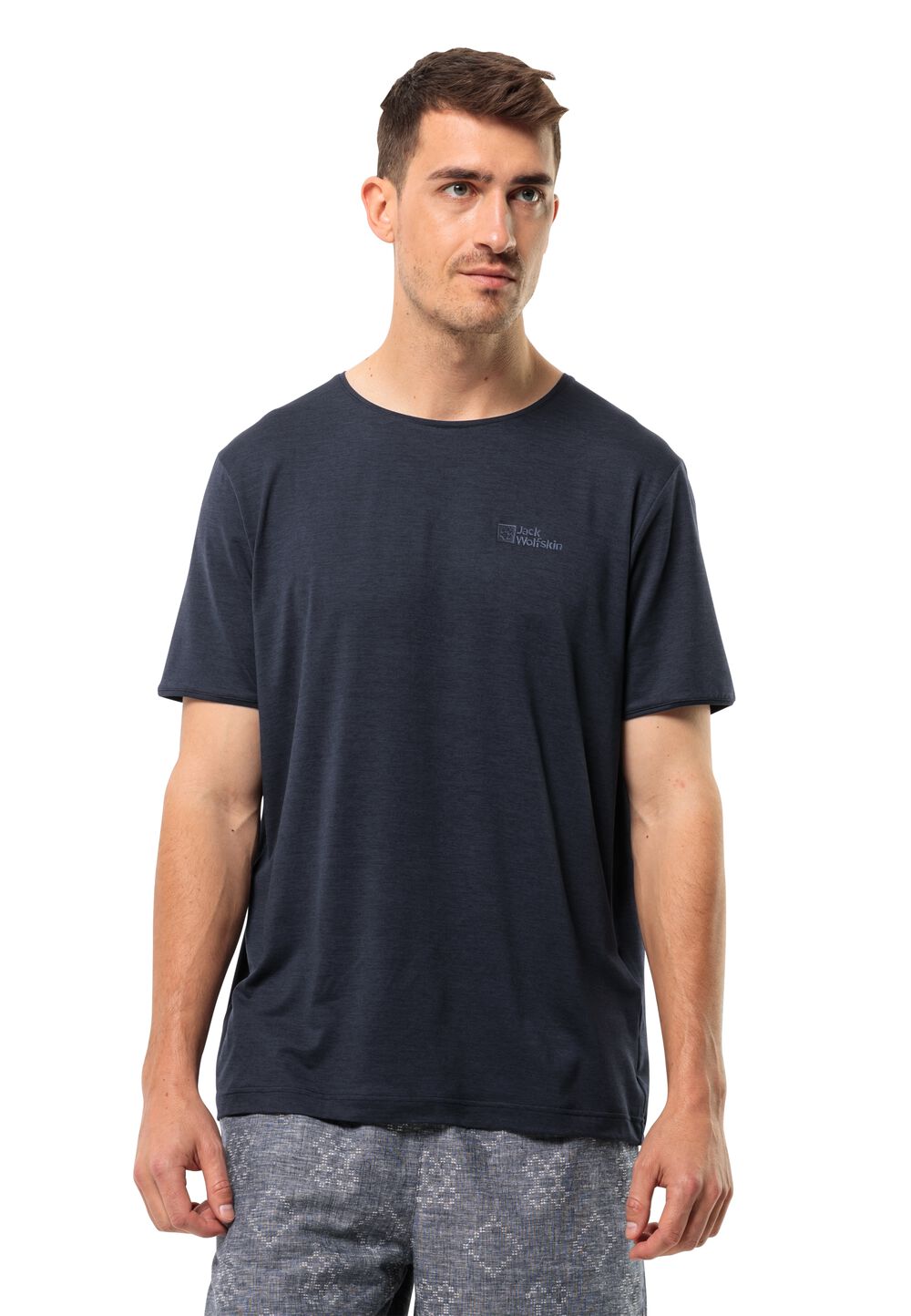 Jack Wolfskin Travel T-Shirt Men Functioneel shirt Heren S blue night blue