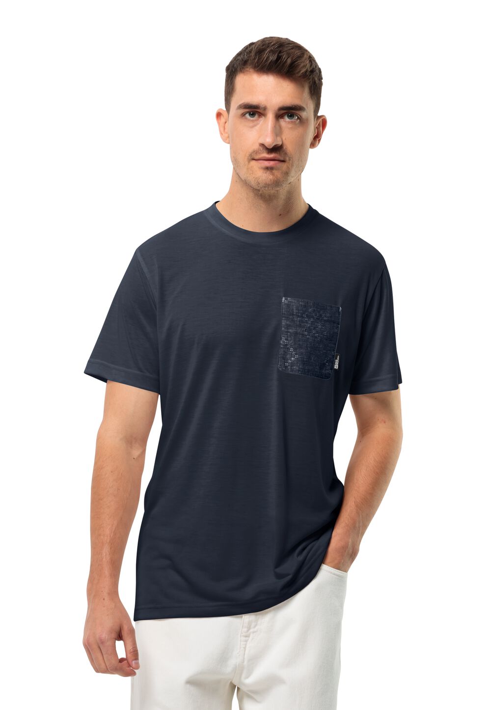 Jack Wolfskin Pocket Karana T-Shirt Men Functioneel shirt Heren M blue night blue