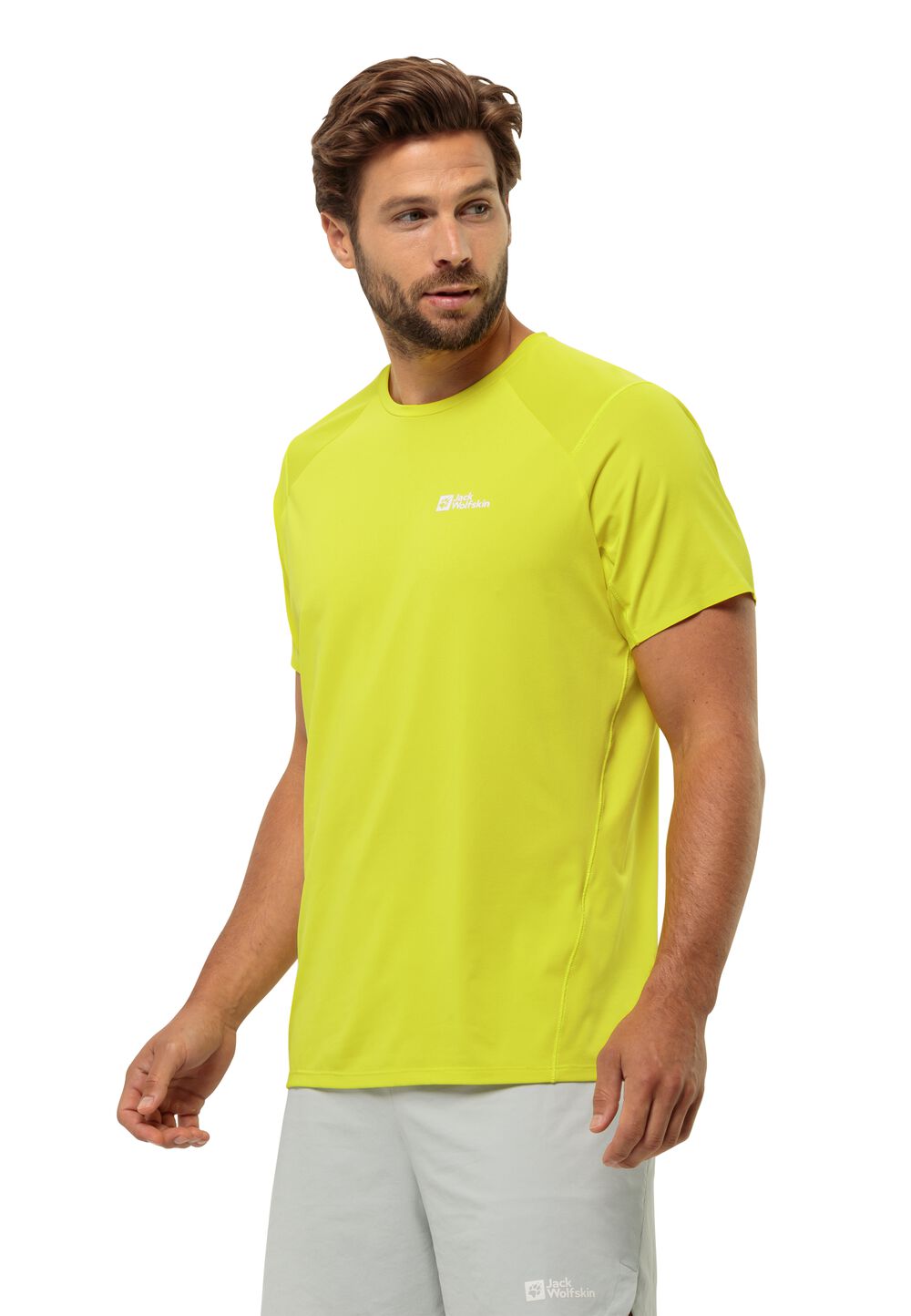 Jack Wolfskin Prelight Chill T-Shirt Men Functioneel shirt Heren M oranje firefly