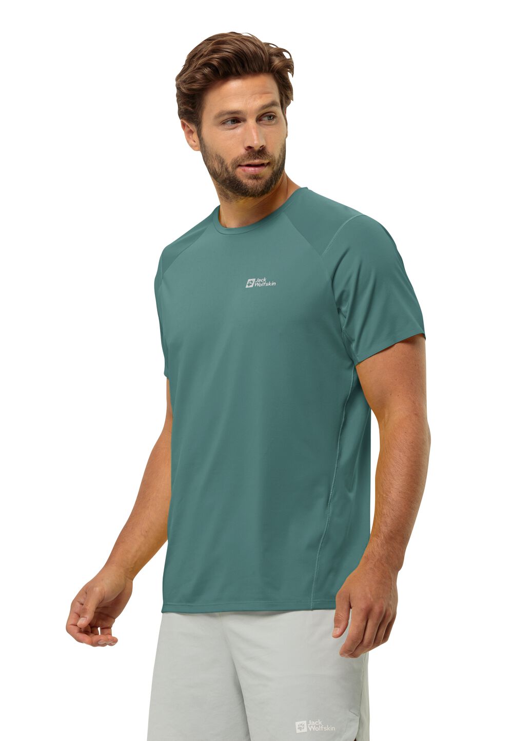 Jack Wolfskin Prelight Chill T-Shirt Men Functioneel shirt Heren M jade green jade green