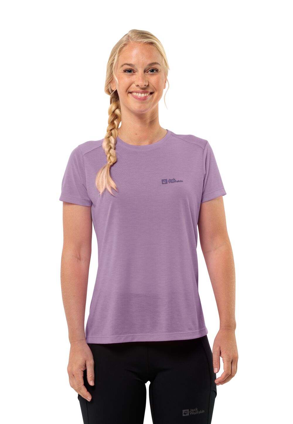 Jack Wolfskin Vonnan S S T-Shirt Women Functioneel shirt Dames XL velvet