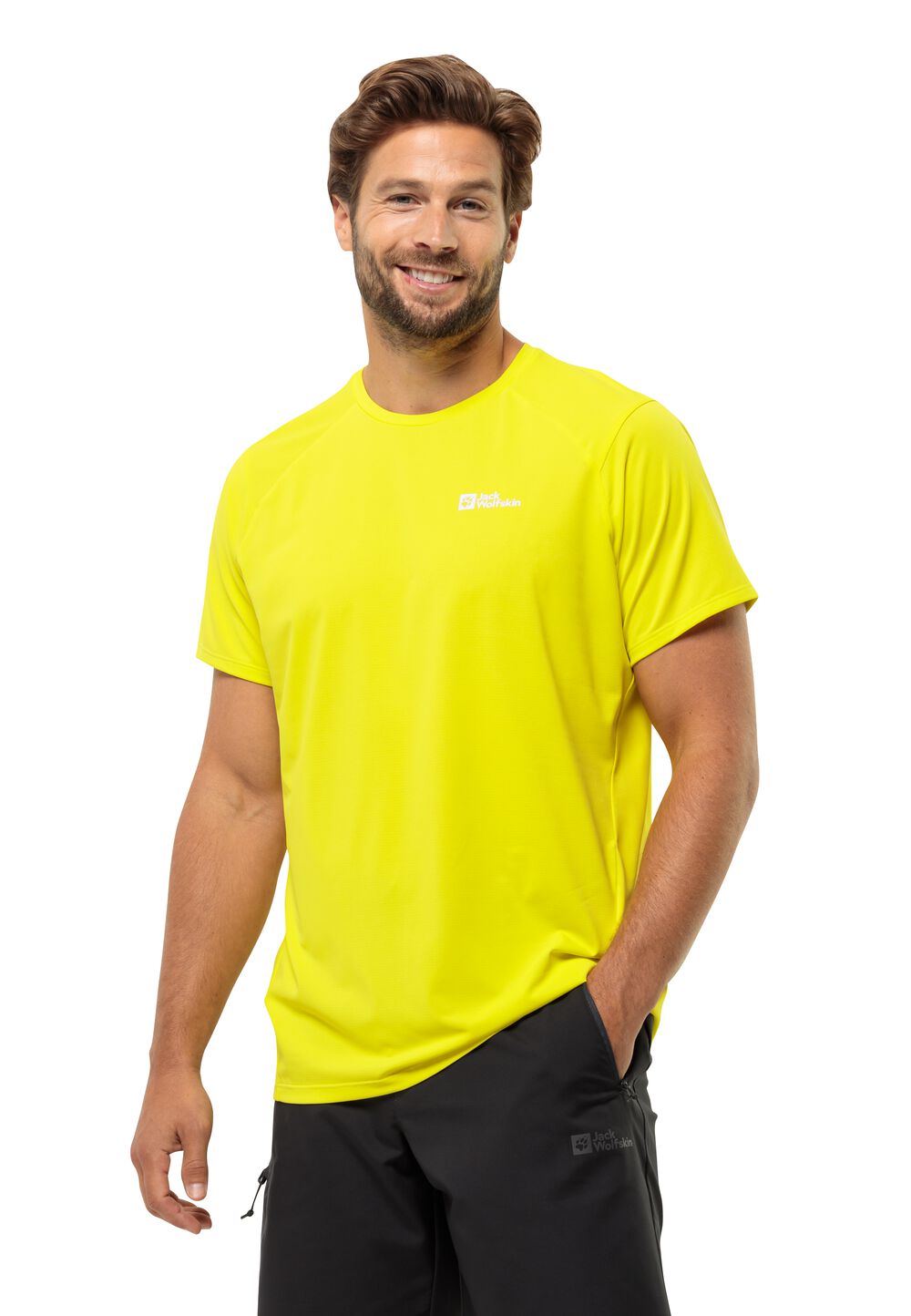 Jack Wolfskin Prelight Trail T-Shirt Men Functioneel shirt Heren L oranje firefly