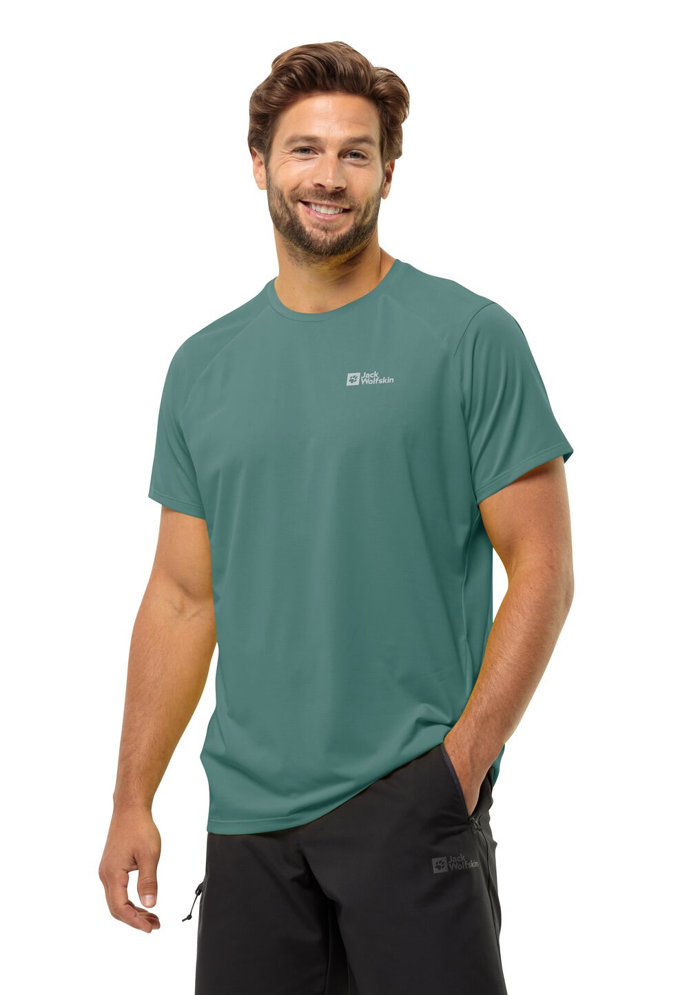 Jack Wolfskin Prelight Trail T-Shirt Men Functioneel shirt Heren M jade green jade green