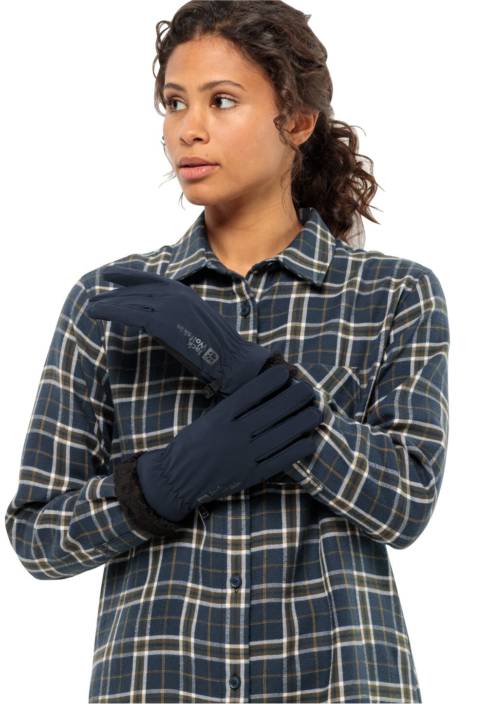 Jack Wolfskin Highloft Glove Women Winddichte handschoenen Dames XS blue night blue