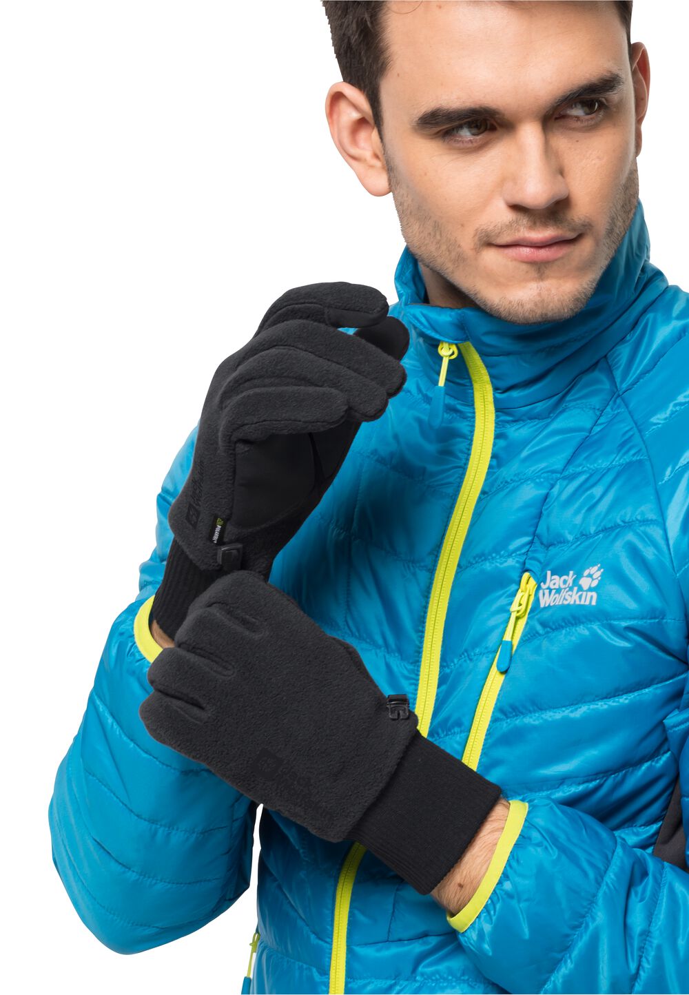Jack Wolfskin Vertigo Glove Fleece handschoenen XL zwart black