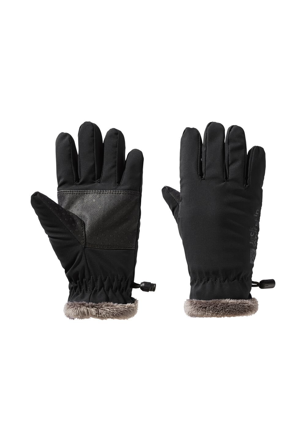 Jack Wolfskin Highloft Glove Kids Softshell-handschoenen Kinderen 116 zwart black