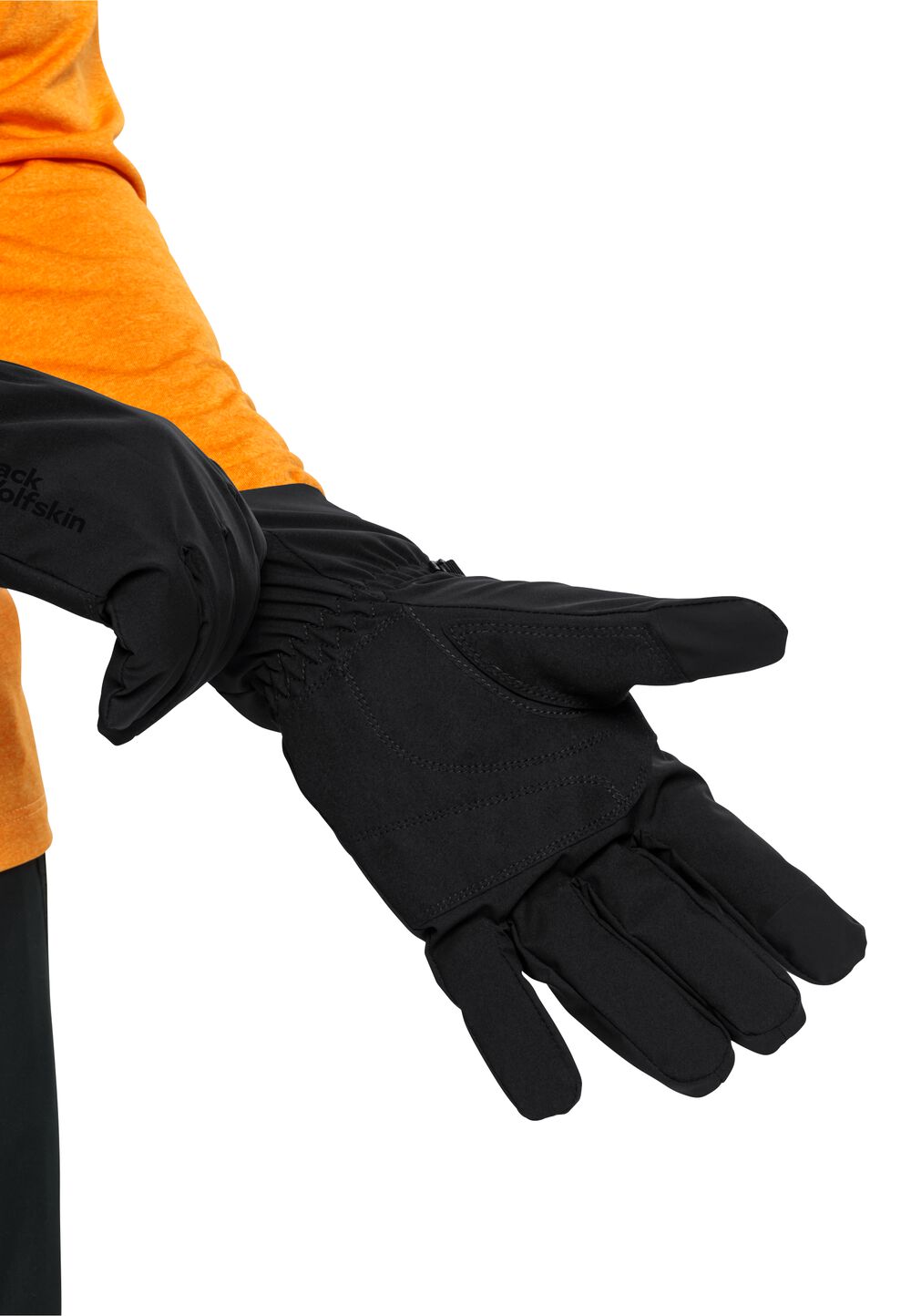 Jack Wolfskin Highloft Glove Winddichte handschoenen S zwart black