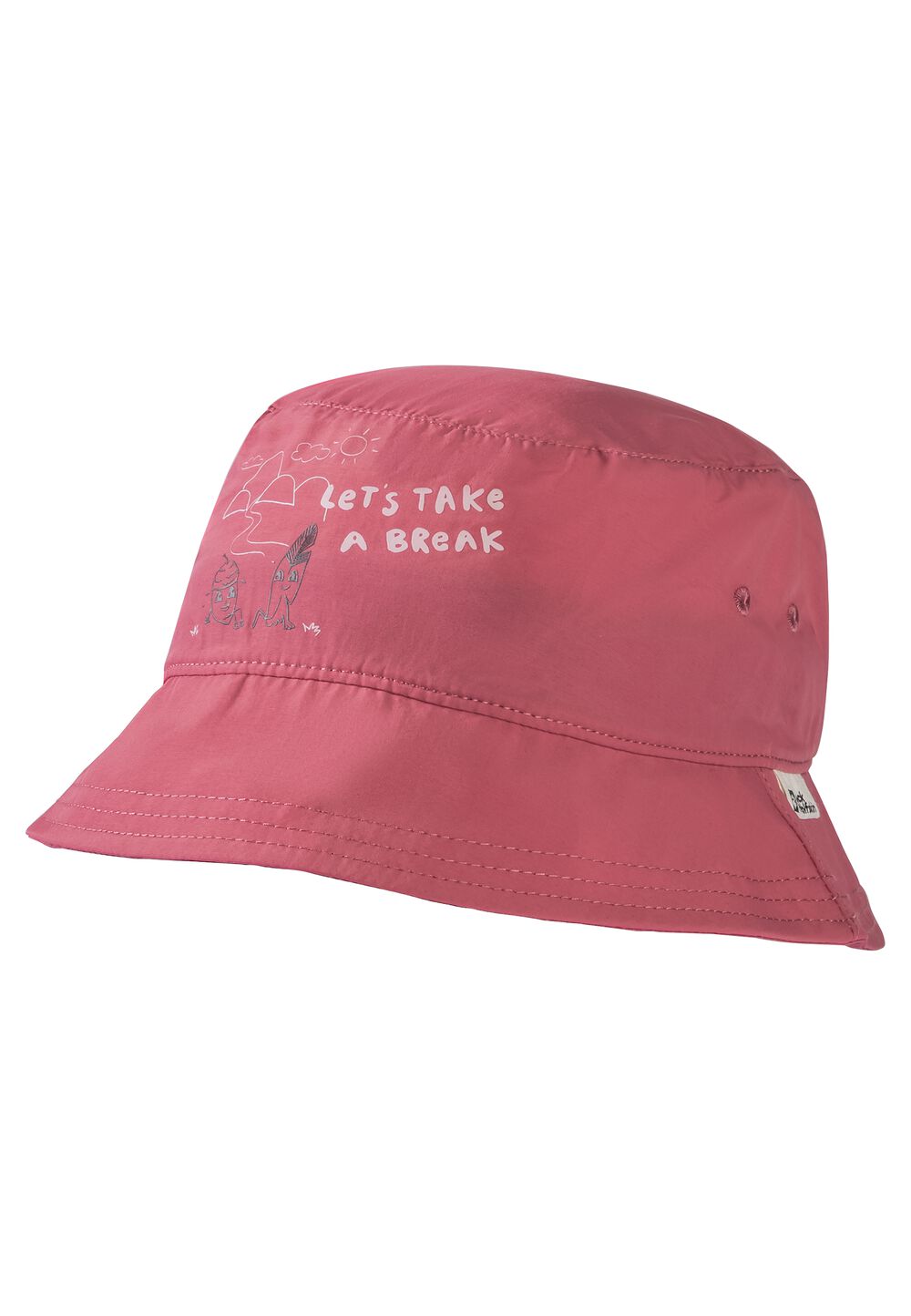 Jack Wolfskin AT Home Bucket Hat Kids Bucket hat kinderen S soft pink soft pink