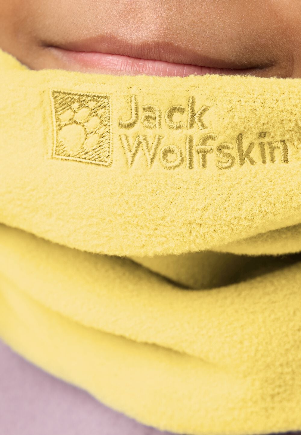 Jack Wolfskin Real Stuff Loop Kids Colsjaal Kinderen One Size lemon ice lemon ice
