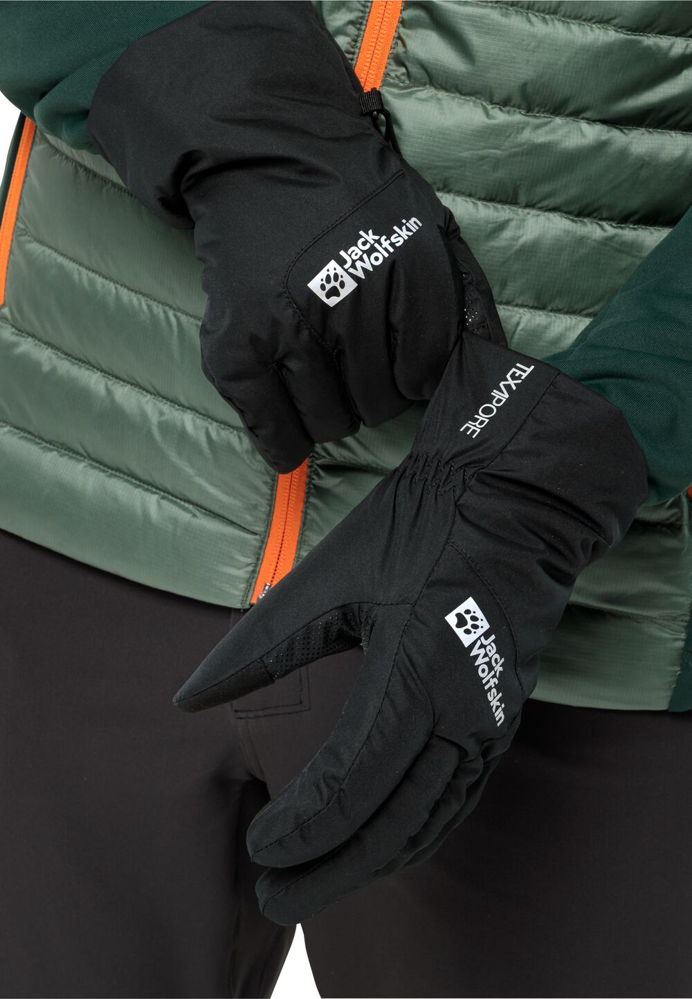 Jack Wolfskin Winter Basic Glove Waterdichte handschoenen XS zwart black