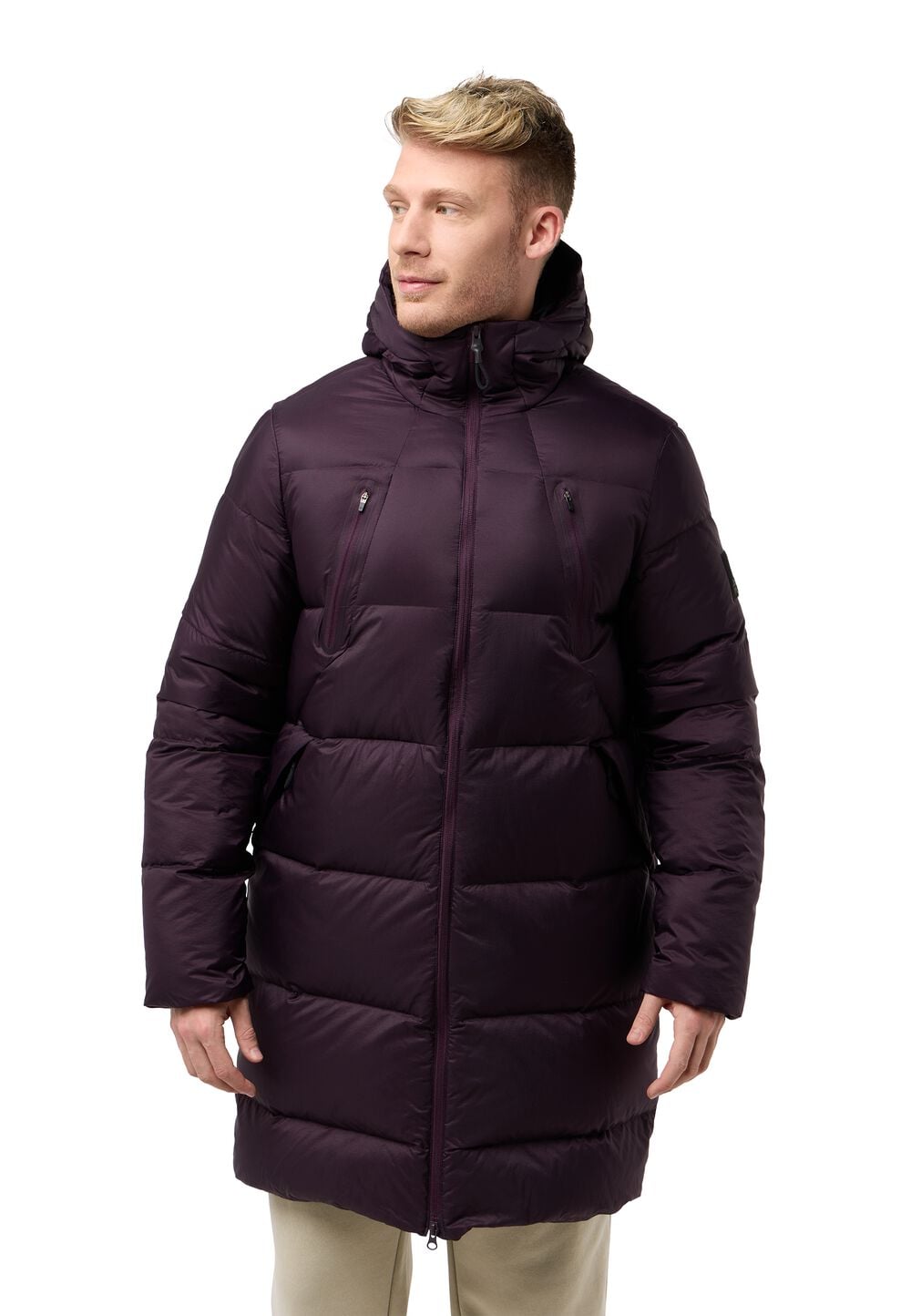 Jack Wolfskin Wandermood Down Parka Men RDS Winterjas Heren S midnight plum midnight plum