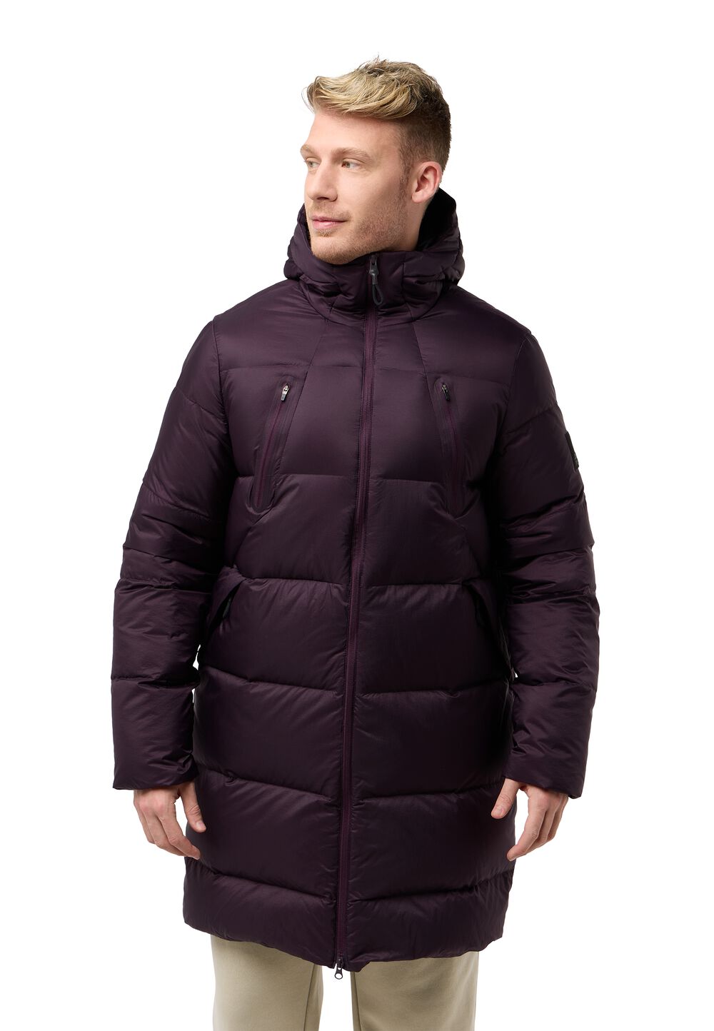 Jack Wolfskin Wandermood Down Parka Men RDS Winterjas Heren XL midnight plum midnight plum