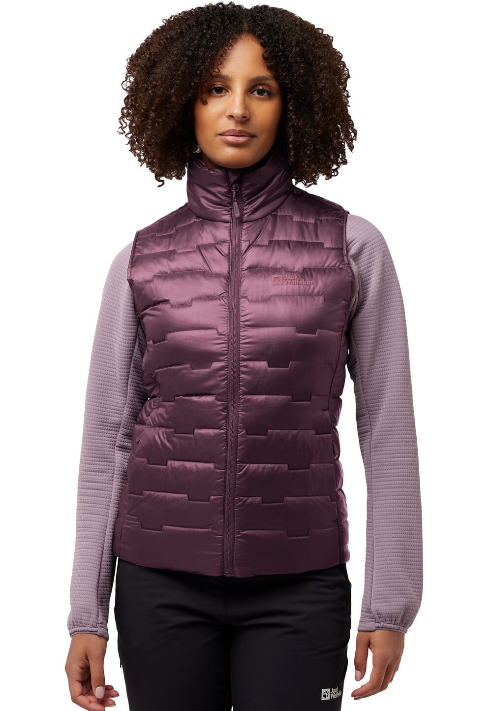 Jack Wolfskin Passamani Down Vest Women RDS Donzen bodywarmer Dames L amaranth
