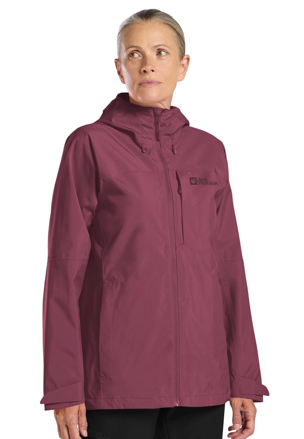 Jack Wolfskin Tempest 2L Jacket Women Regenjack Dames S raisin