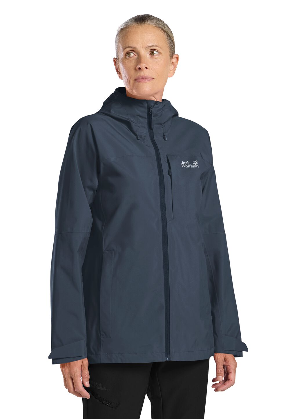 Jack Wolfskin Tempest 2L Jacket Women Regenjack Dames XS midnight sky midnight sky