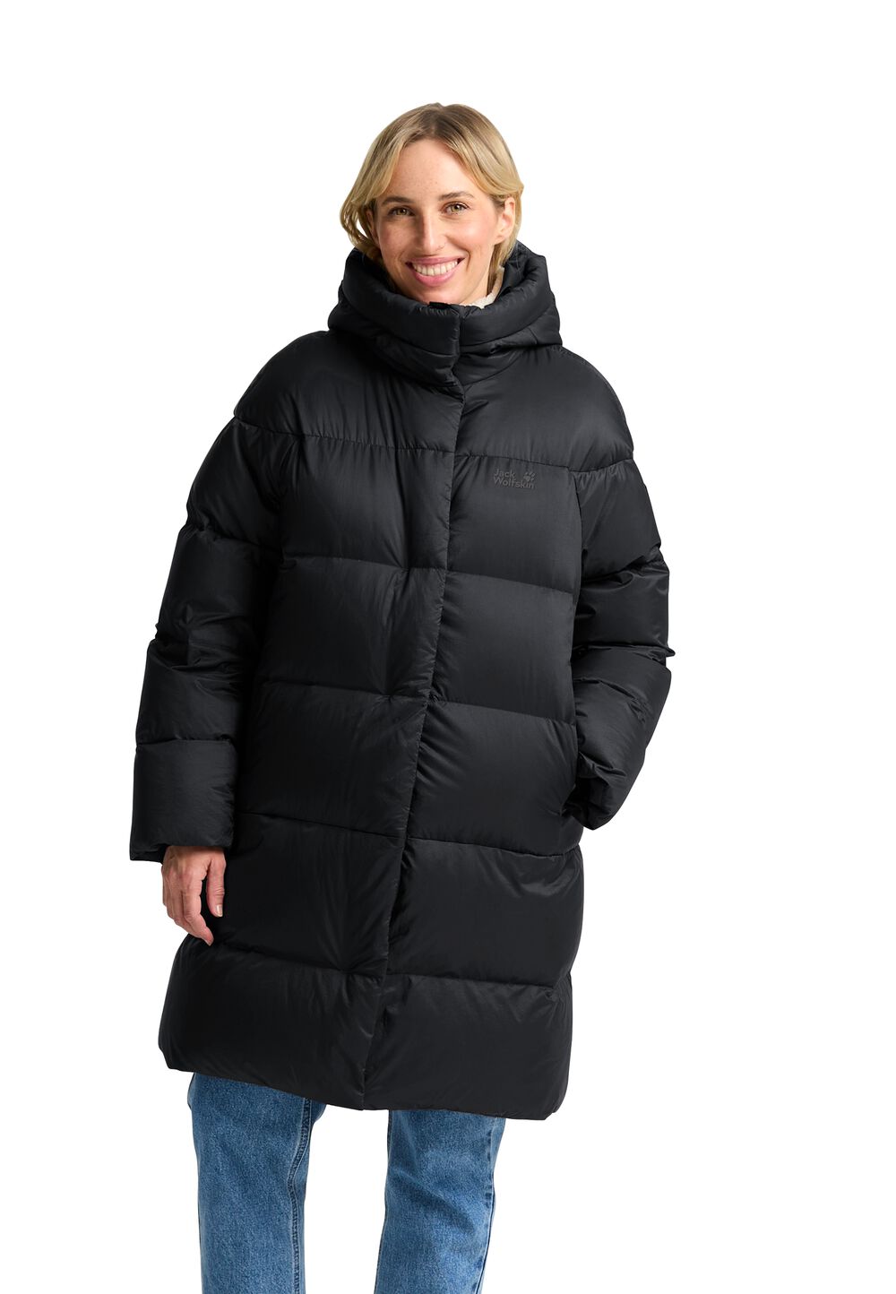 Jack Wolfskin Icy Hill Coat Women RDS Donsjas Dames XS black