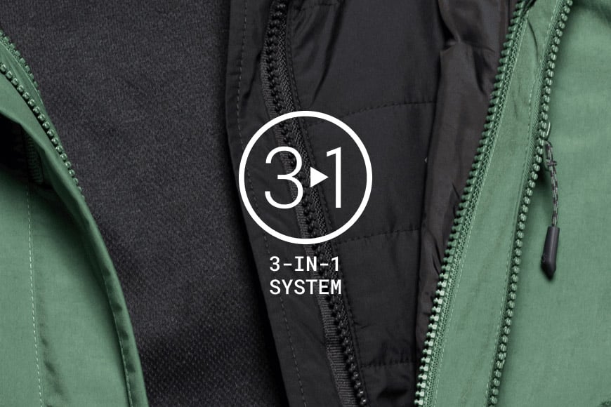 3 in 1 on sale system short jack wolfskin